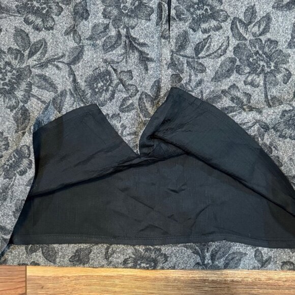 Casual Corner Women’s Gray Floral Pencil Skirt Zip Back Fully Lined Size 12 - Picture 4 of 4